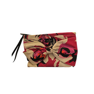 Kate Spade Red and Black Floral Shoulder Bag